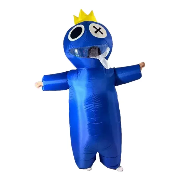 Blue Rainbow Friends Costume Mascot